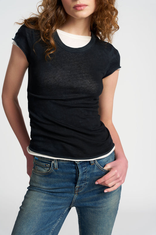 Marbella Cap Sleeve Tee