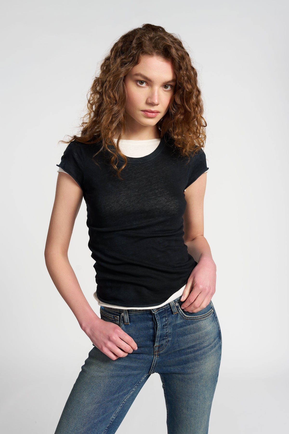 Marbella Cap Sleeve Tee