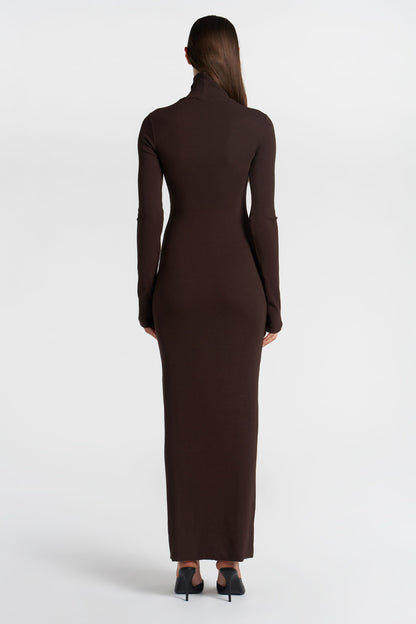 Verona Turtleneck Maxi Dress